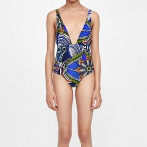 Patterned Swimsuit